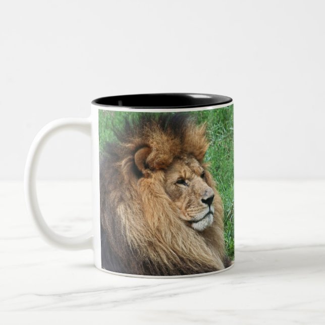 Lion 001 Två-Tonad mugg (Vänster)