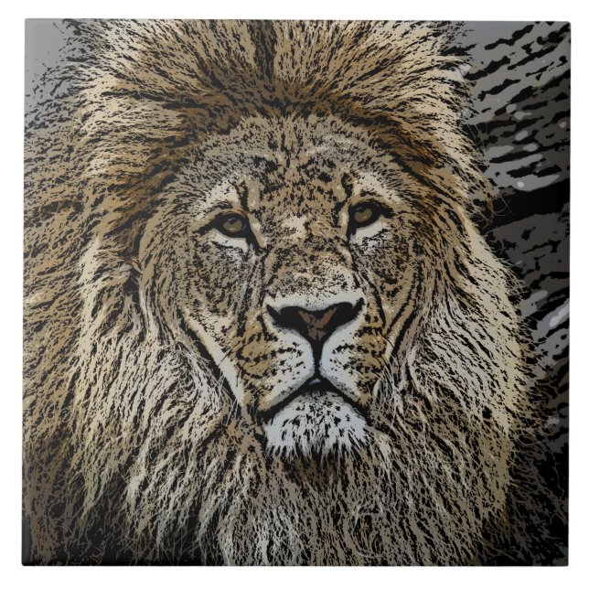 Lion_2015_0501 Kakelplatta (Framsidan)