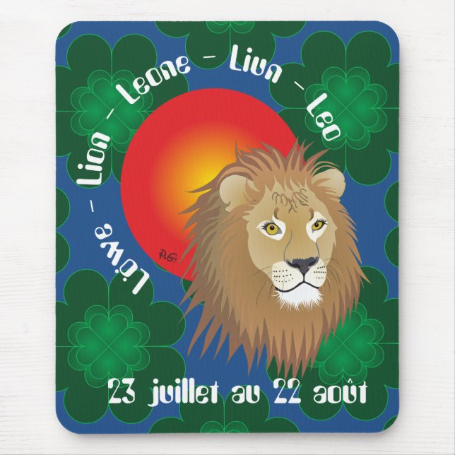 Lion 23 juillet au 22 août Tapi de souri Musmatta (Framsidan)
