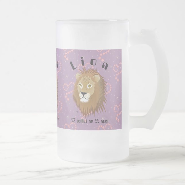 Lion 23 juillet au 22 août Tasse Frostat Ölglas (Höger)