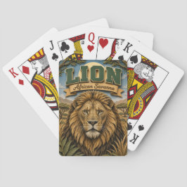 Lion African Savanna POPCUT Casinokort