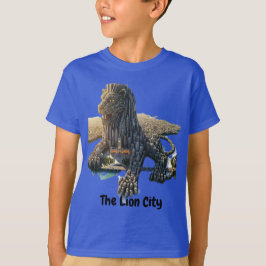 Lion City Urban Architecture Surrealistisk T-shirt