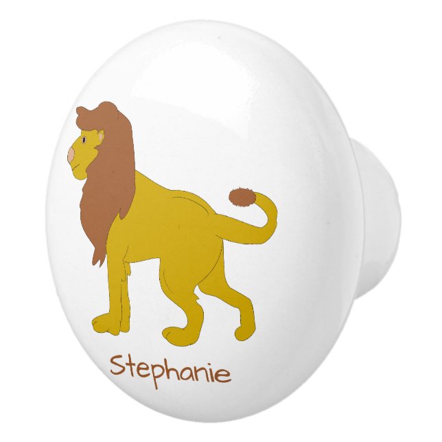 Lion Design Personalised Knopp (Höger)