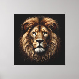 Lion Face Canvas Print