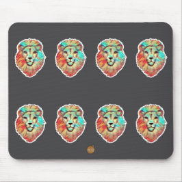 Lion Face Mouse Mat Musmatta