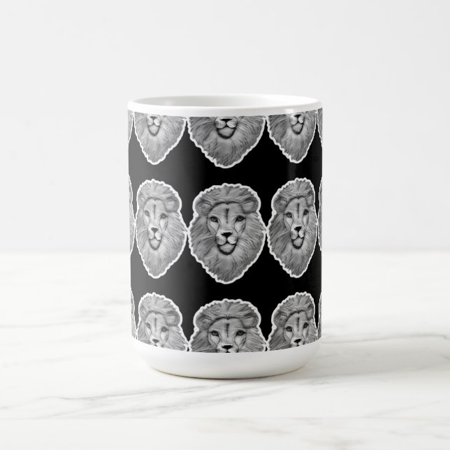  Lion Face Mug Kaffemugg (Center)