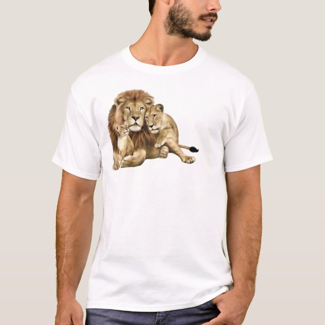 lion family t shirt (Framsida)