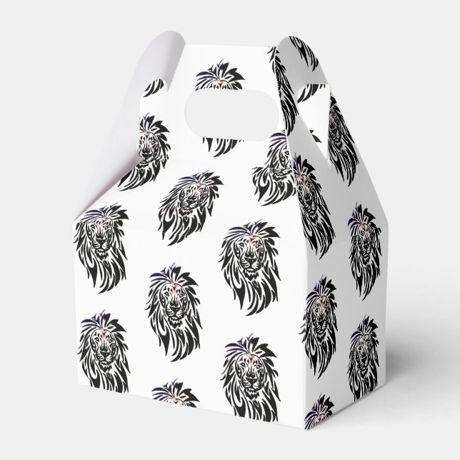 Lion - Favor box Presentaskar (Framsidan Sidan)
