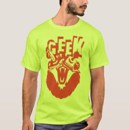 lion geek manette jeux joystick video  t shirt