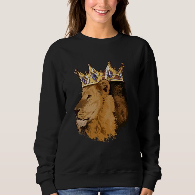 Lion King Crown Big Cat Africa Safari Family T Shirt (Framsida)