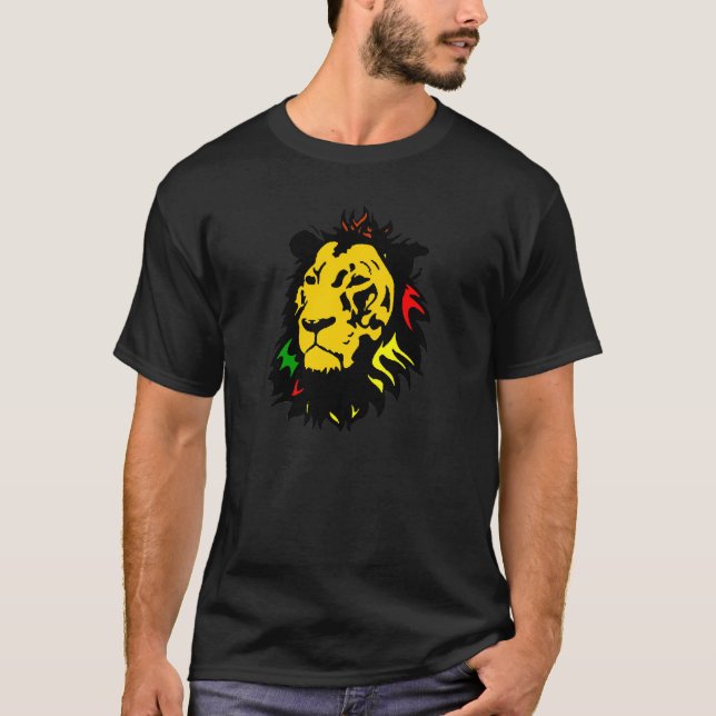 LION LOOK Jamaican Tee Shirt (Framsida)
