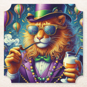 Lion/Louisiana Mardi Gras Underlägg Papper
