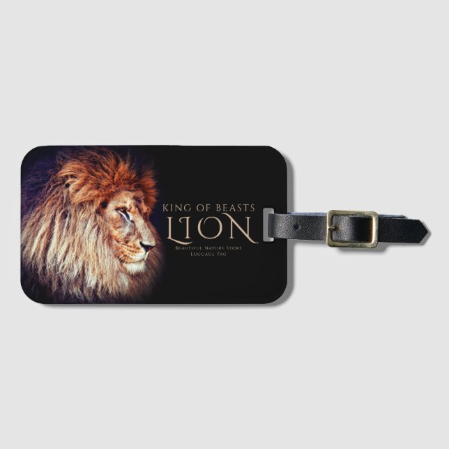 Lion [Luggage Tag] Bagagebricka (Framsida horisontal)