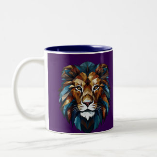 lion mug Två-Tonad mugg
