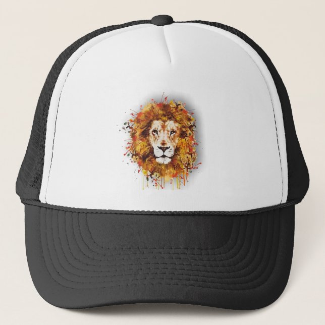 Lion of Judah - African Art - Reggae Roots Shirt Keps (Framsida)