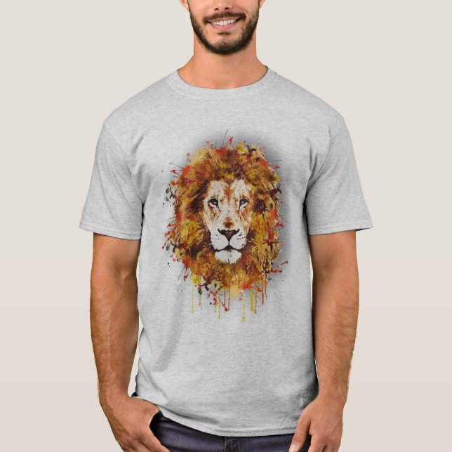 Lion of Judah - African Art - Reggae Roots Shirt T Shirt (Framsida)