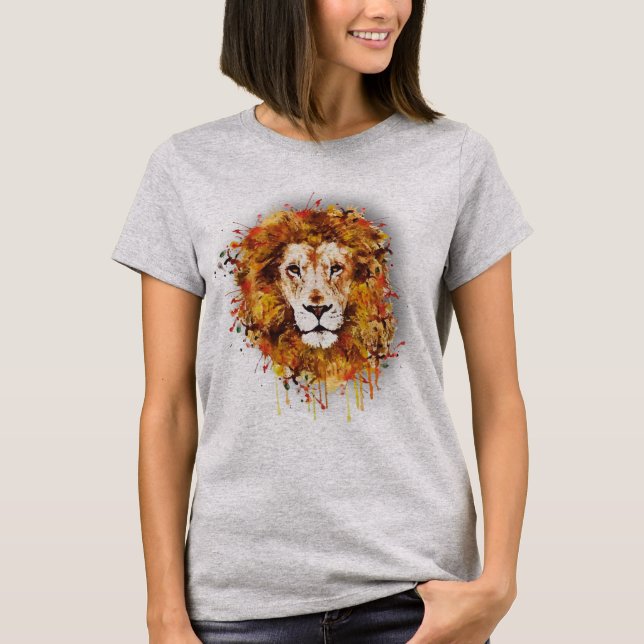 Lion of Judah - African Art - Reggae Roots Shirt T Shirt (Framsida)