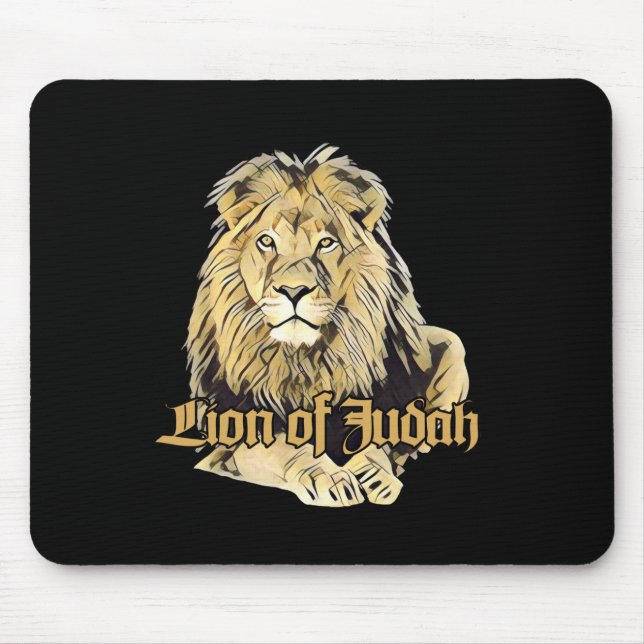 Lion of Judah - Big Lion - Mousepad Musmatta (Framsidan)