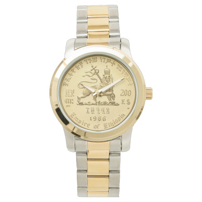 Lion of Judah - Empire of Ethiopia - Watch Armbandsur (Framsida)