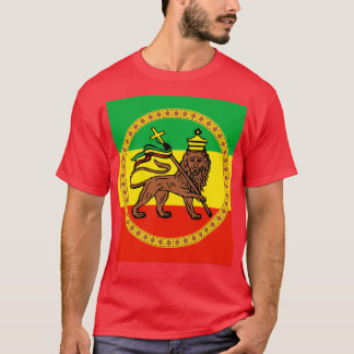 Lion of Judah Ethiopia Imperial Flag T Shirt