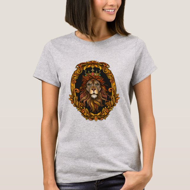 Lion of Judah - Haile Selassie - Girls Hoodie T-shirt (Framsida)