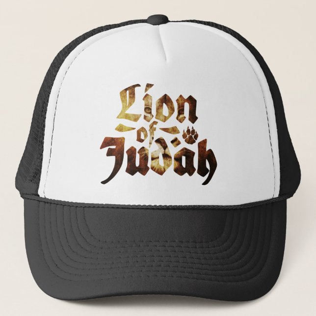 Lion of Judah - Haile Selassie - Trucker Cap Truckerkeps (Framsida)
