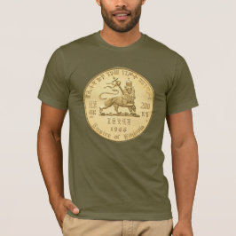 Lion of Judah - Jah Army Gold - Rasta Reggae Shirt T
