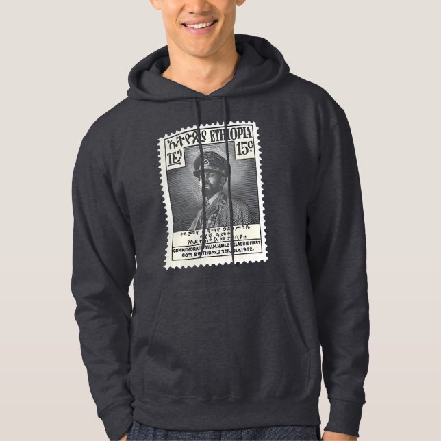 Lion of Judah - Jah Army - Haile Selassie - Shirt Hoodie (Framsida)