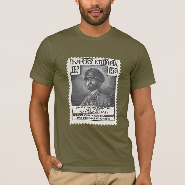 Lion of Judah - Jah Army - Haile Selassie - Shirt T Shirt (Framsida)