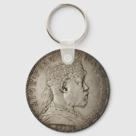 Lion of Judah Jah Army Menelik II Rasta Roots Nyckelring