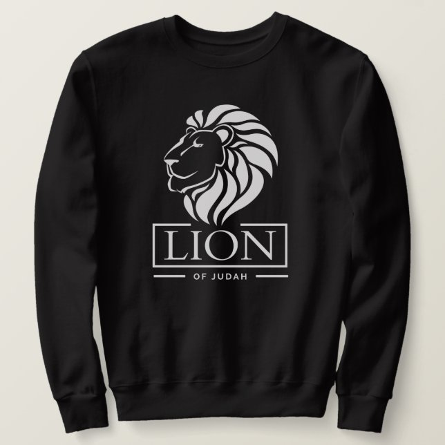 Lion of Judah Jah Rastafari Emperor Rasta Sweater Lång Ärmad Tröja (Design framsida)