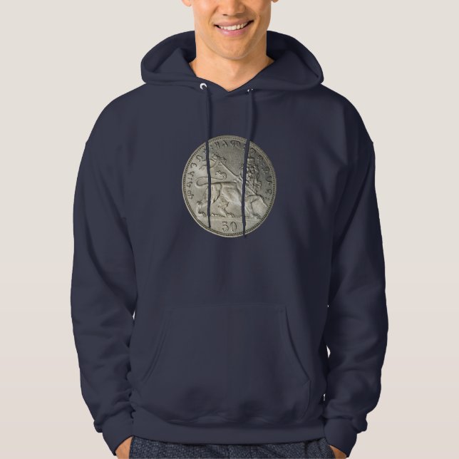 Lion of Judah - Jah Rastafari Rasta Queen Hoodie (Framsida)