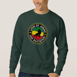 Lion of Judah Jah Rastafari Rasta Roots Sweater Lång Ärmad Tröja
