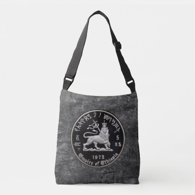 Lion of Judah - Jah Rastafari - Reggae Roots Bag Axelväska (Framsida)