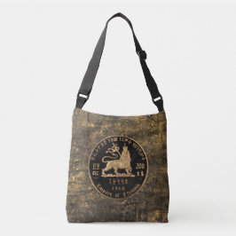 Lion of Judah - Jah Rastafari - Reggae Roots Bag Axelväska