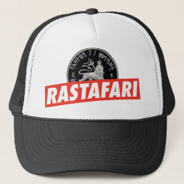 Lion of Judah - Jah Rastafari - Reggae Trucker Cap Keps