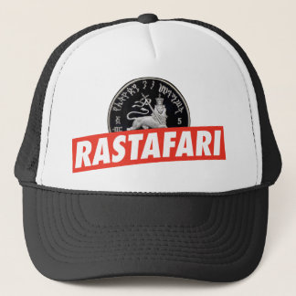 Lion of Judah - Jah Rastafari - Reggae Trucker Cap Keps