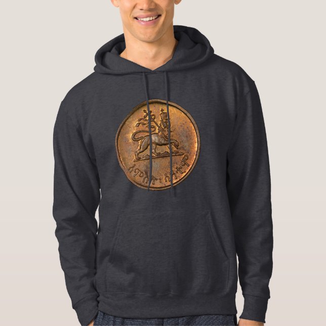 Lion of Judah - Lion Rasta Reggae Hooded - Hoodie (Framsida)