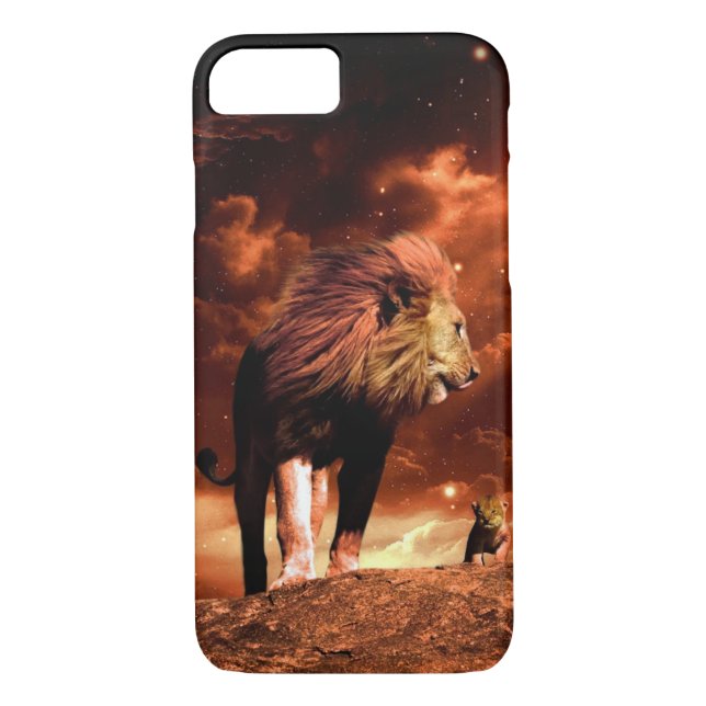 Lion of Judah - Lion - Rastafari - iPhone Case Case-Mate iPhone Skal (Baksida)