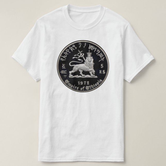 Lion of Judah - Rasta Reggae - Shirt Tee Shirt (Design framsida)