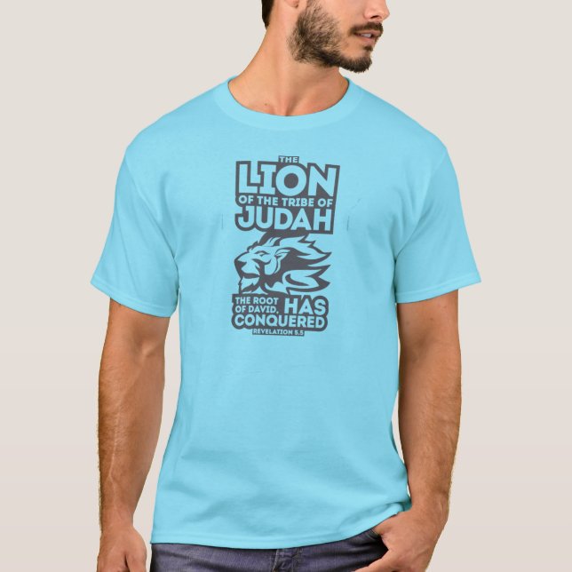 lion of judah tshirt t shirt (Framsida)