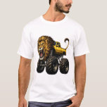 Lion Off Road Monster Truck T Shirt<br><div class="desc">Featuring a bold lion-inspired design combined with rugged off-road monster truck styling, this piece captures the strength and power of the king of the jungle in a high-energy automotive theme. The dynamic artwork blends fierce animal energy with oversized off-road truck attitude, making it a great choice for fans of monster...</div>