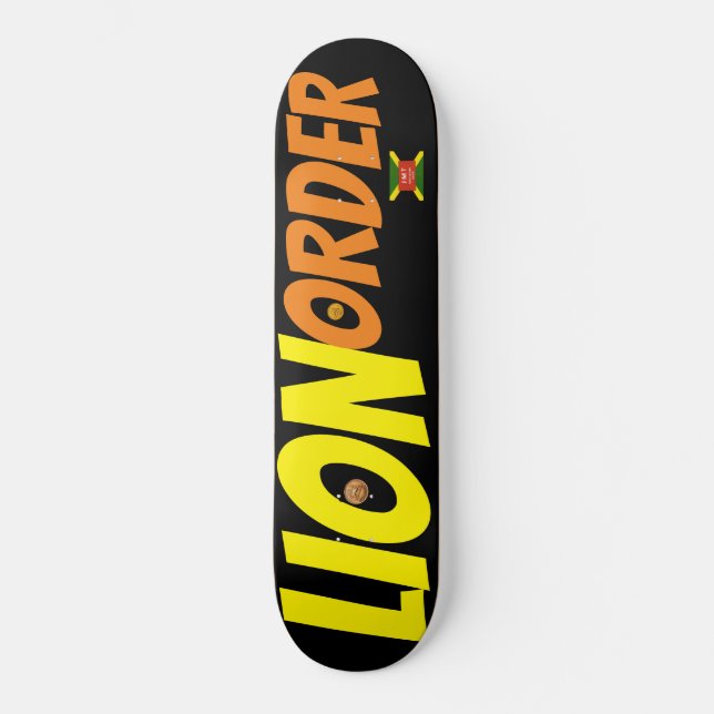 LION ORDER Skateboard (Framsida)