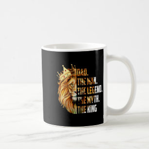 Lion Papa Mannen Myten Legenden Farfar Kaffemugg