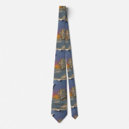 Lion Papercut Pattern Tie Slips