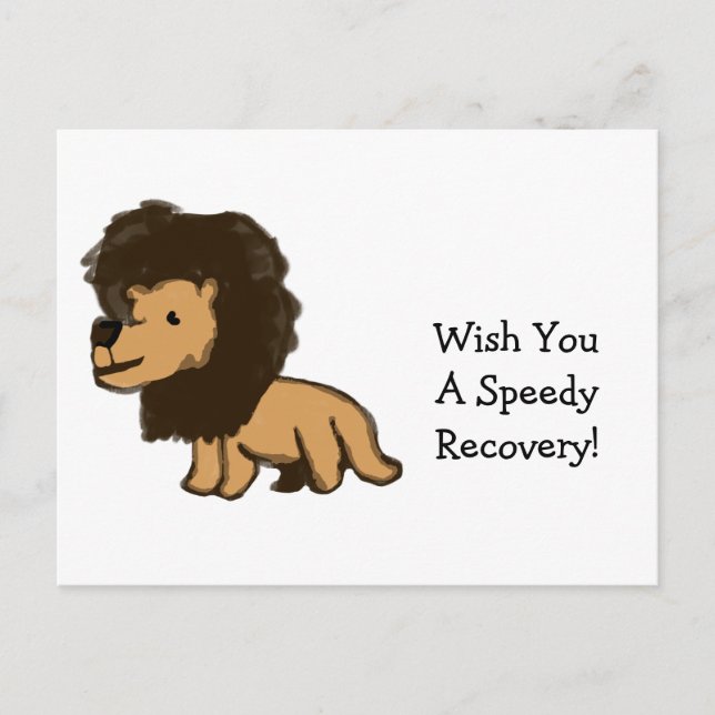 Lion Recovery Card Vykort (Framsida)