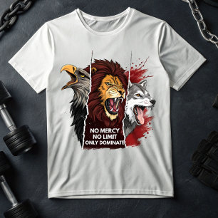 Lion Wolf Eagle T-Shirt – Savage Beast Mode Gymatr