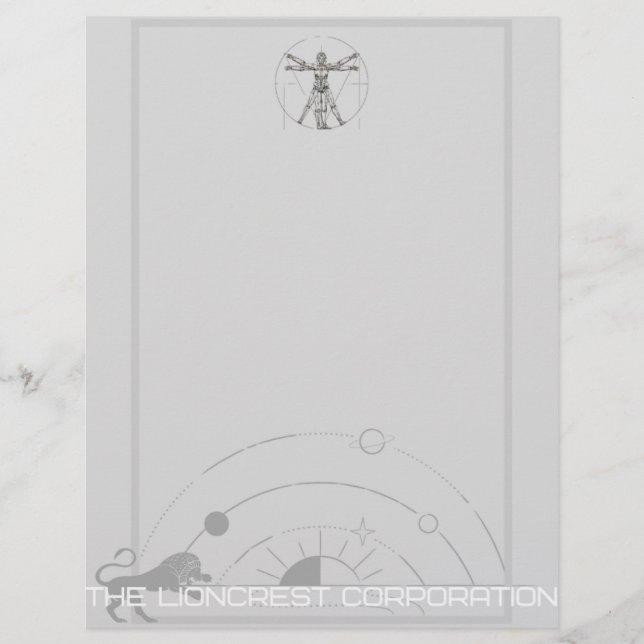 Lioncrest Corporation Letterhead Brevhuvud (Framsida)