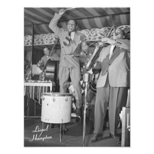 Lionel Hampton & Arnett Cobb Fototryck