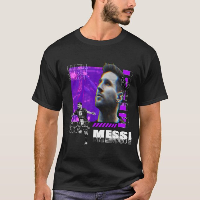 Lionel Messi, Goat | T-Shirt (Framsida)